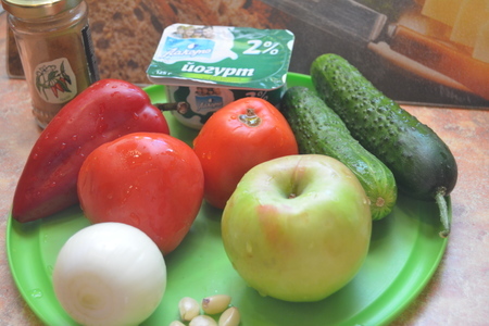 Овощной салат с яблоками: шаг 1
