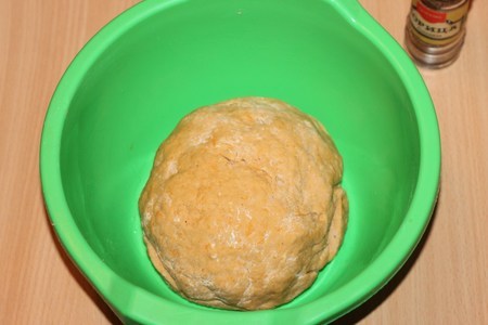 Пирог из сгущенного молока и тыквы с плавленным сыром: шаг 6