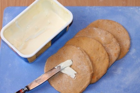 Пирог из сгущенного молока и тыквы с плавленным сыром: шаг 11