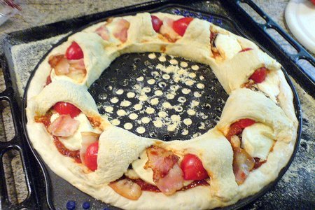 Pizza corona, или коронная пицца: шаг 6