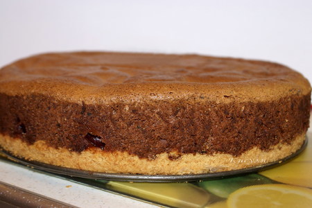 Пирог со сливами и миндально-шоколадным вкусом: шаг 8