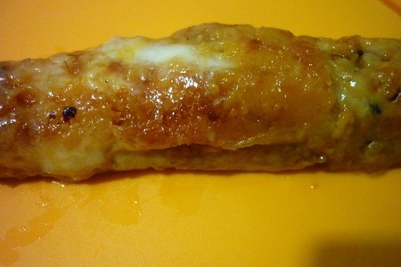 Шашалычки из моцареллы, кетчупа, сыра и черри: шаг 4