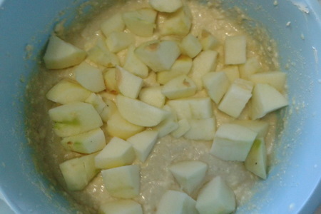 Сливочно-ванильный пирог с яблоками и клюквенным джемом: шаг 4