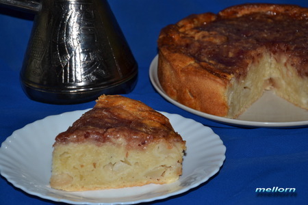 Сливочно-ванильный пирог с яблоками и клюквенным джемом: шаг 7