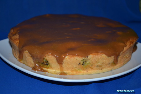 Сливочный пирог с карамельной заливкой: шаг 7