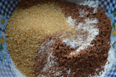 Рассыпчатое шоколадное печенье "брауни": шаг 1