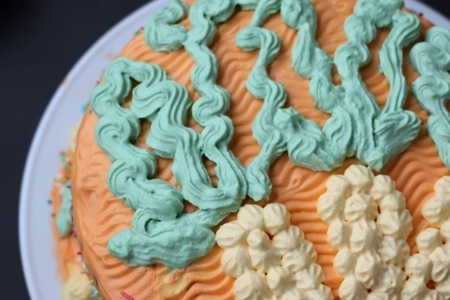 Морковно-черёмуховый торт "на радость хвостикам": шаг 10