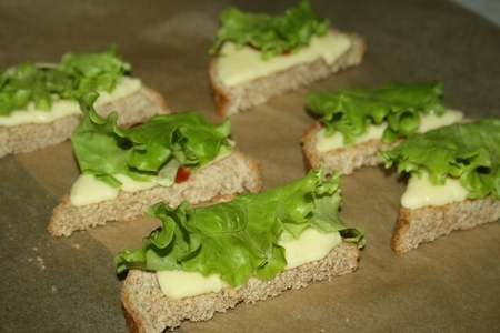 Хрустящие сэндвичи "cheese+bacon": шаг 6