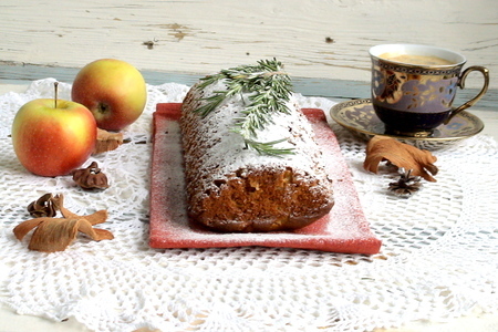Медовый кекс с яблоком «запах рождества» для фрау светы: шаг 5