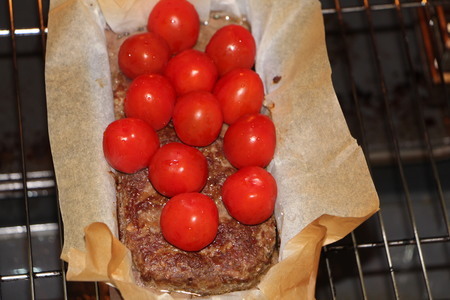 Горчичный мясной хлеб с помидорами черри (новогоднее спасибо, нина barska): шаг 4