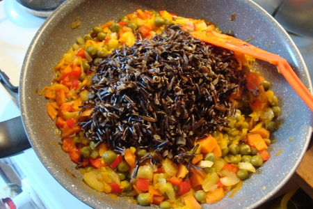 Кролик запеченный с диким рисом и овощами (праздничный ужин): шаг 12