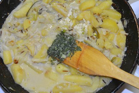 Рагу картофельное с капустой и рисом : шаг 11