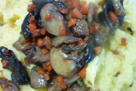 Картофельные оладьи с грибами: шаг 2