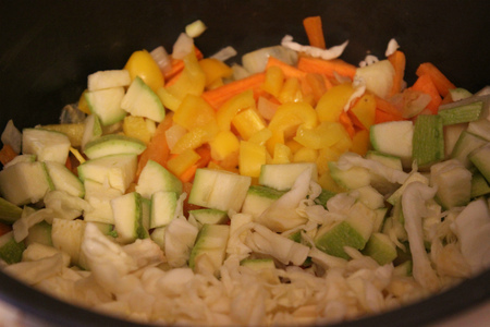 Ароматный рис акватика color mix с овощами: шаг 3