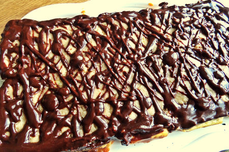 Тортик из печенья под двойным шоколадом (спасибо mama tasi!): шаг 7