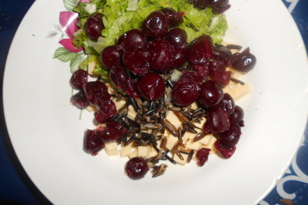 Салат из дикого риса и вишни: шаг 4