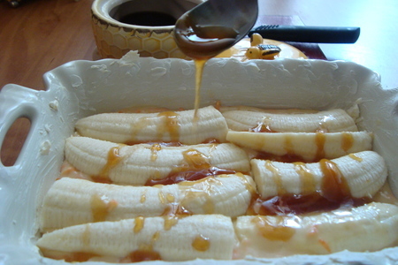 Морковный пирог с бананом,творогом и мёдом: шаг 6