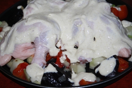 Йогуртовый цыпленок-карри с овощами в свч: шаг 5