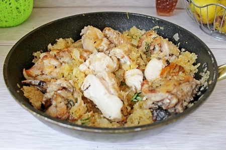 Рис с курицей и морепродуктами: шаг 5
