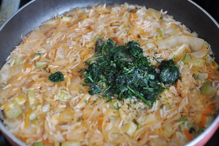 Овощное рагу с рисом по-деревенски: шаг 8