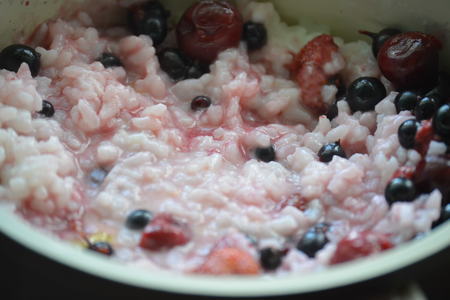 Рисовый пирог с ягодами: шаг 3