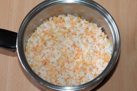 Чечевица с рисом и овощами  : шаг 3