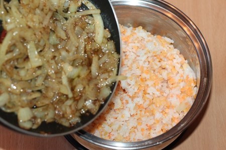 Чечевица с рисом и овощами  : шаг 7