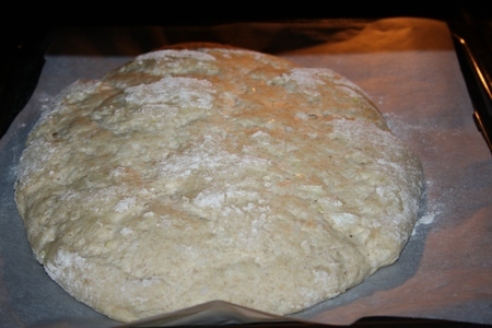 Постный цельнозерновой хлеб на живых дрожжах с рисом и луком: шаг 10