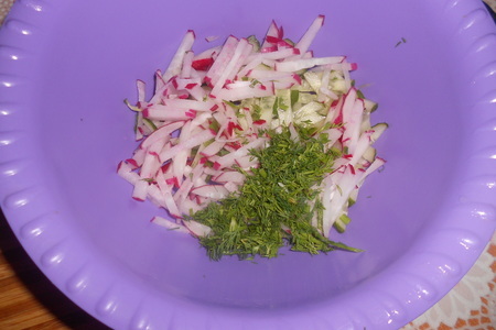 Овощной салат с рисом басмати микс в помидорных чашечках: шаг 4
