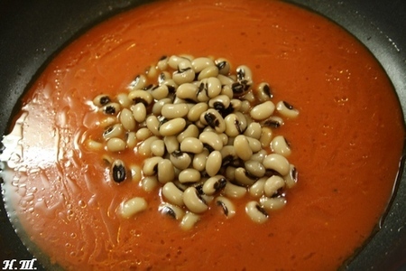 Паста с фасолью в томатно - горчичном соусе: шаг 5
