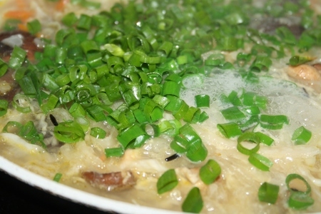 Сытный постный суп с кислой капустой, грибами и диким рисом: шаг 8