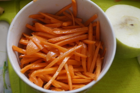 Острый салат из чечевицы и моркови: шаг 1