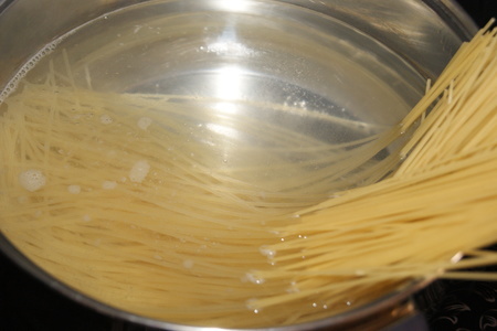 Спагетти "карбонара": шаг 1