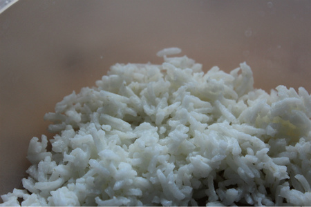 Постный салат с рисом: шаг 2