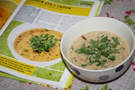 Грибной суп с сыром по рецепту оскара кучеры: шаг 7