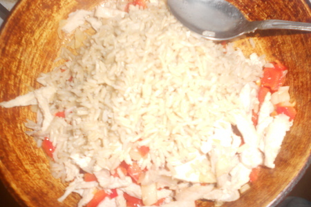 Ямбалайя (рис с курицей по-креольски): шаг 6
