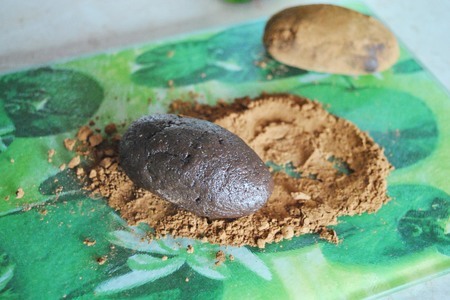 Мега-шоколадное пирожное «картошка»: шаг 4