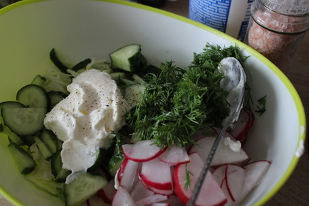 Салат из свежих овощей: шаг 3