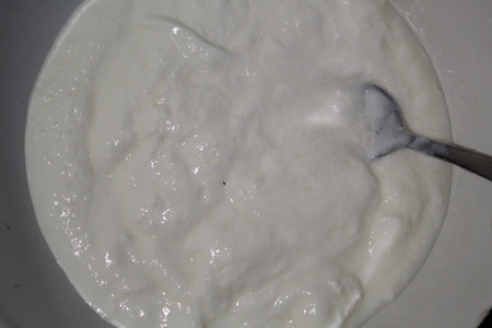 Мягкий сыр "лабане" из коровьего молока: шаг 2