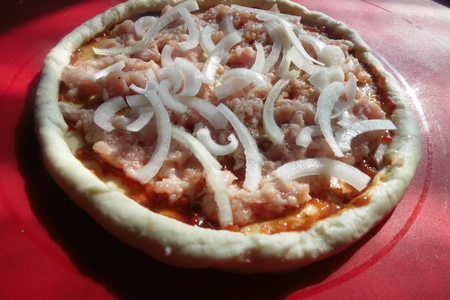 Мини-пицца с перепелиным яйцом: шаг 4