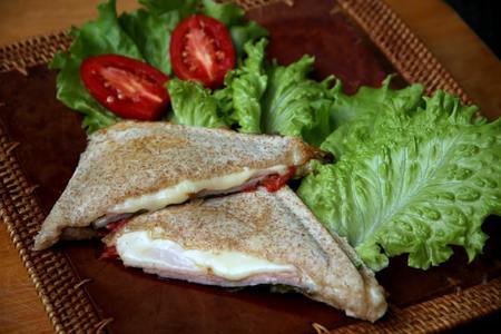 Бутерброд с ветчиной и сыром: шаг 5