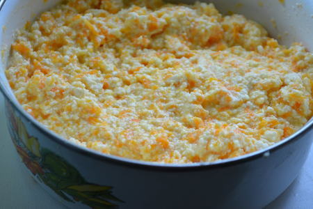 Морковные сырники с медом: шаг 5