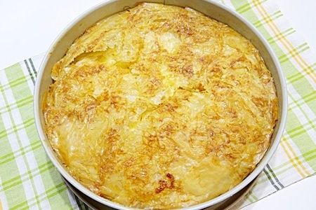 Пирог из теста фило с рисово-сырной начинкой: шаг 11