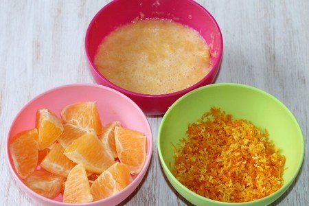 Апельсиново-нутовый кекс: шаг 1
