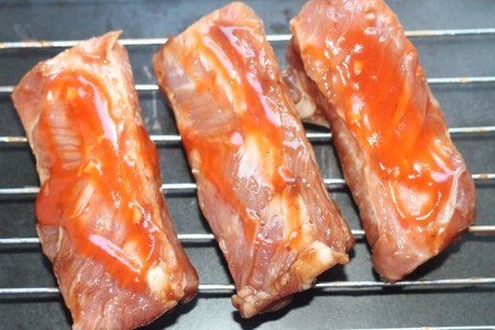 Свиные ребрышки в медовом соусе: шаг 8