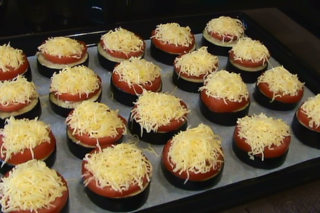 Баклажаны запеченные с помидорами и сыром: шаг 4