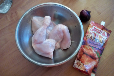 Лучший рецепт курицы-гриль в домашних условиях с маринадом махеевъ и соусом с майонезом, кетчупом и хреном  махеевъ: шаг 1