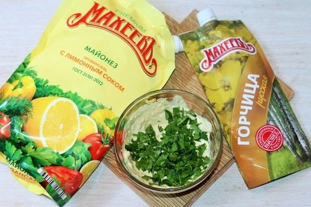 Лучший рецепт салата "аппетитный" с горчицей и майонезом «махеевъ»: шаг 5