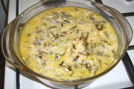 Суп рыбный густой с морской капустой и сыром: шаг 6