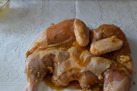 Курица в рукаве в медово-горчичном соусе: шаг 2